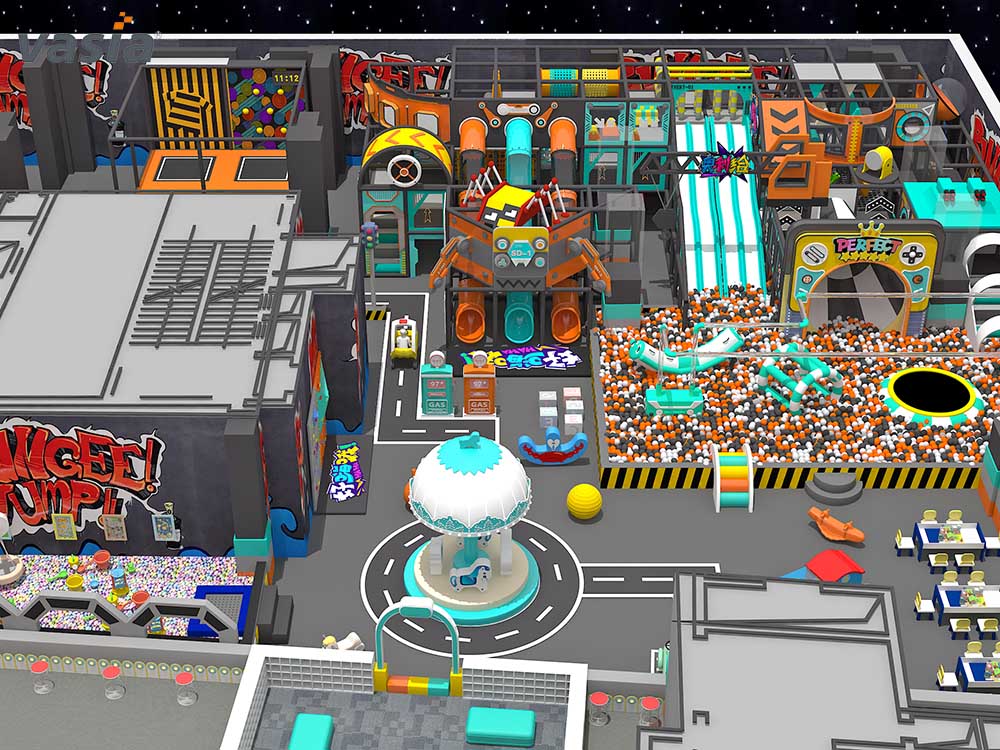 Indoor Amusement Park S035 Parque de diversões interno S025