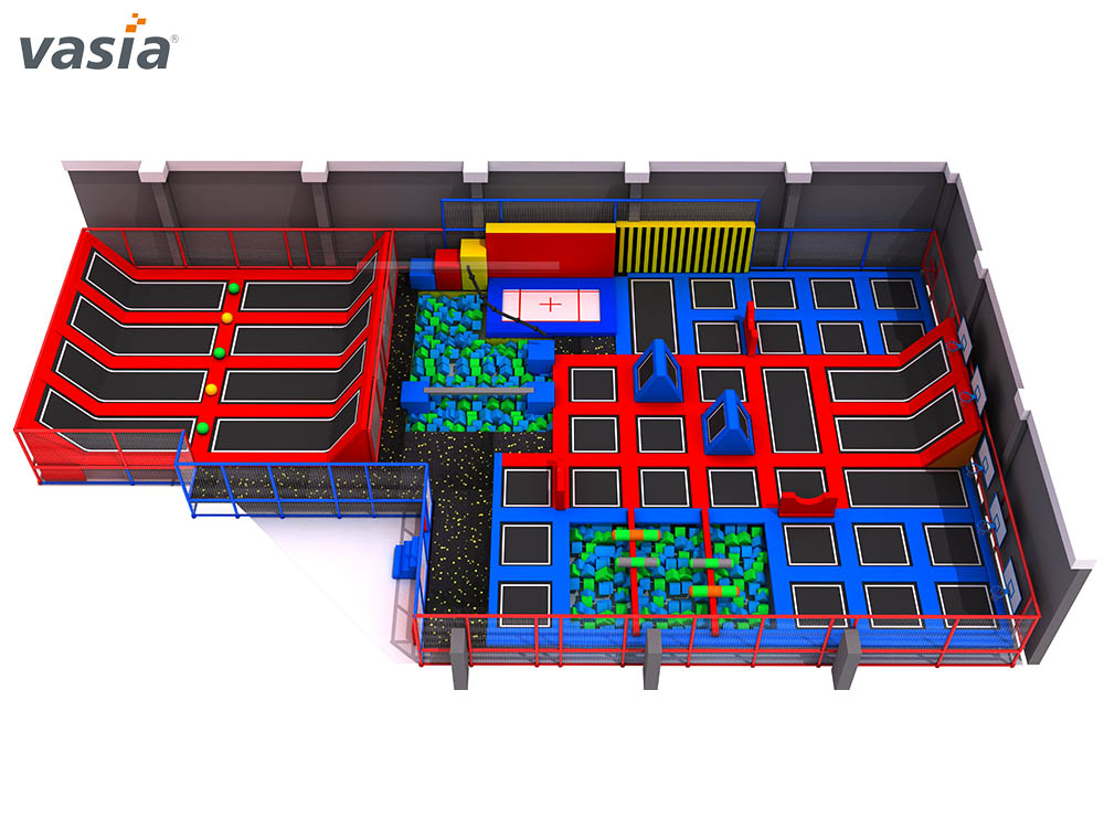 trampoline park W0025 parque de trampolim W0025