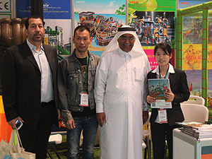 Clientes sauditas da Exposição de Dubai 2015