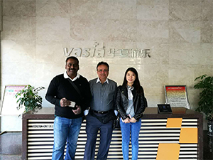 Mohit da Índia visitou nossa fábrica