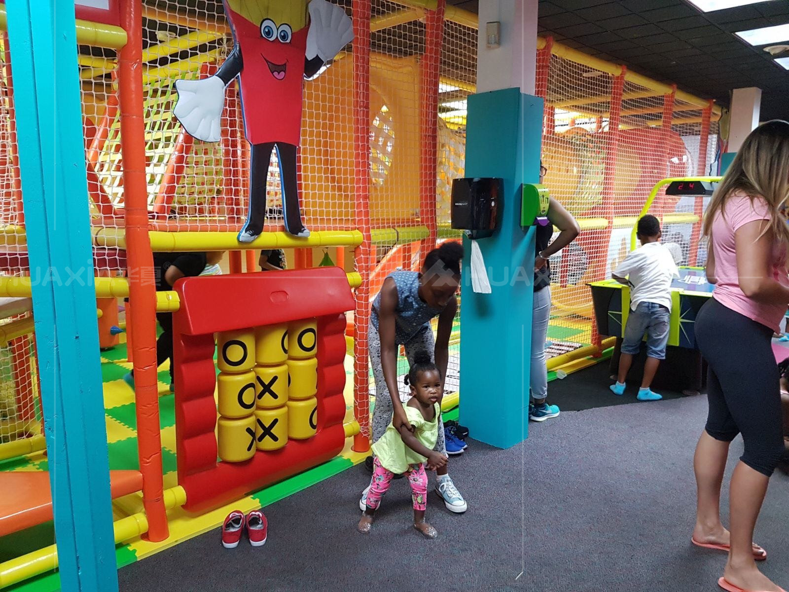 Um playground coberto de sucesso nas Bermudas