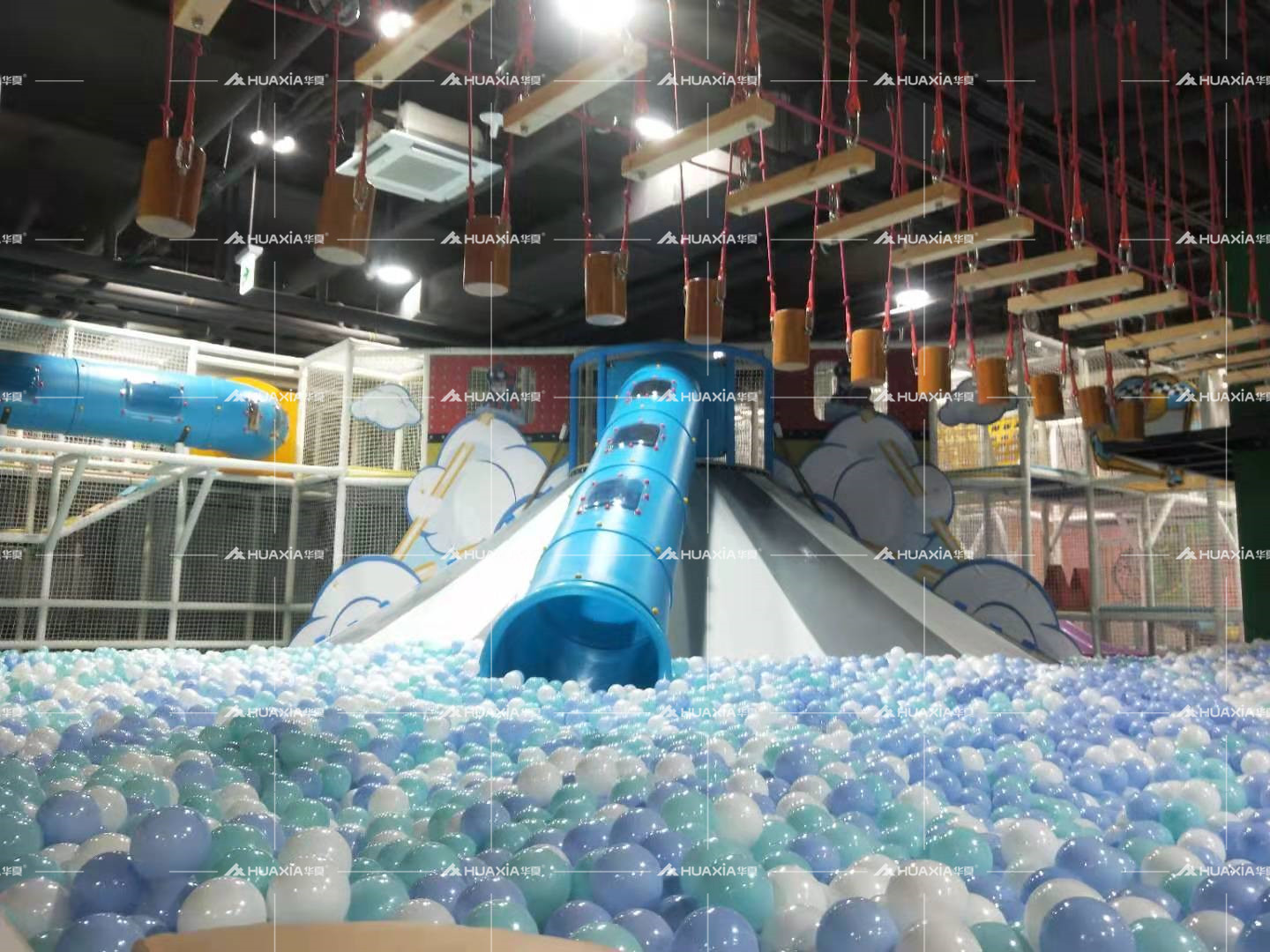 Grande playground esportivo abrangente na Coreia