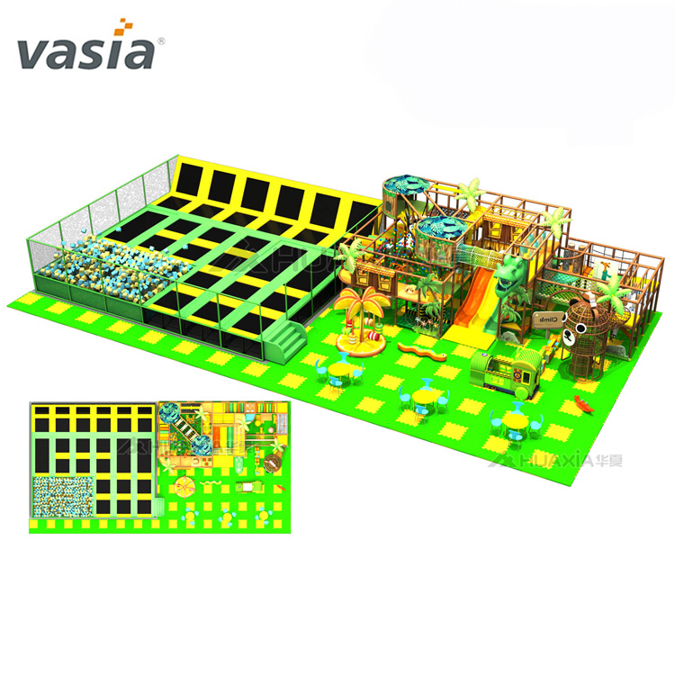 Novo estilo de equipamento de playground infantil macio interno - Vasia