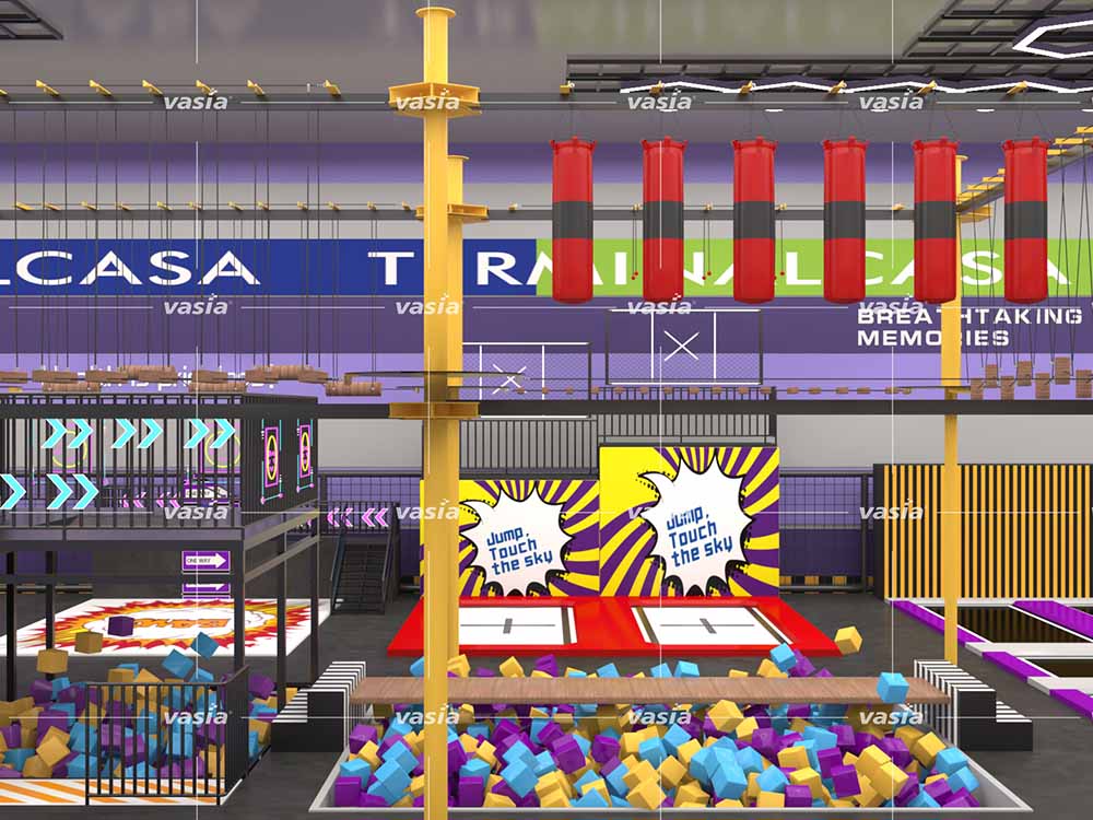 Parque Infantil Interior com Trampolim S0392