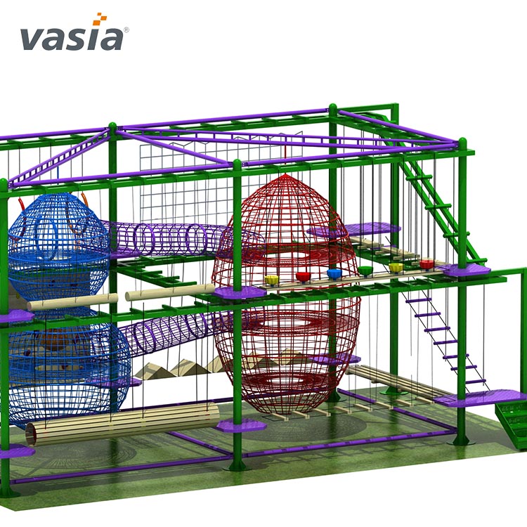 Parque de Trampolim com Escalada-Vasia