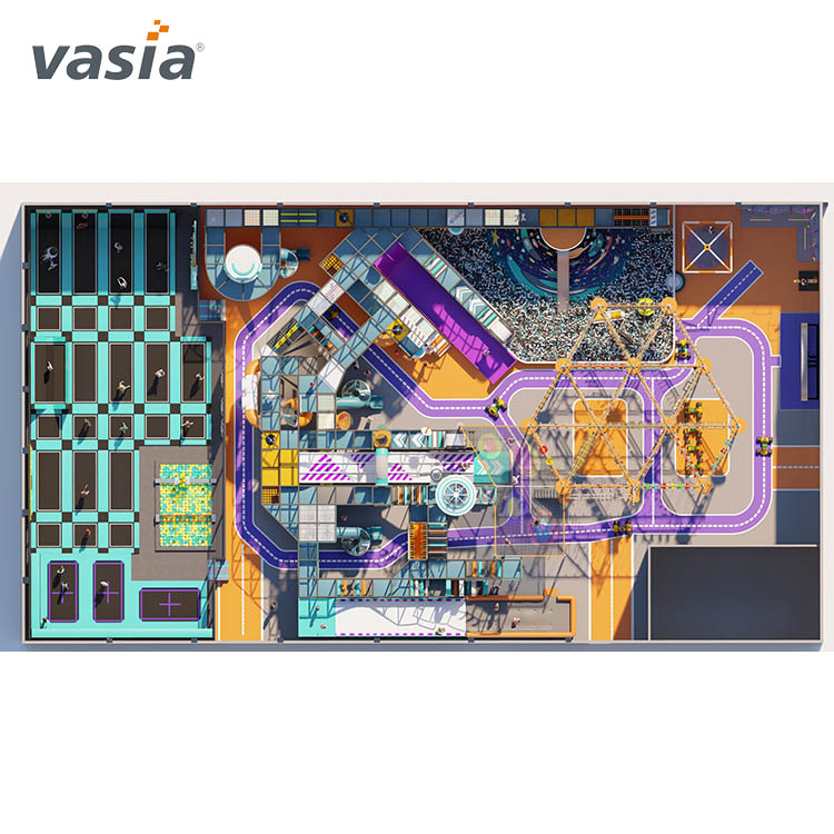 Equipamento comercial para playground interno para crianças - Vasia