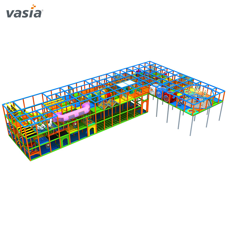 Novo design de equipamento de jogo macio com tema de doces, playground interno - Vasia