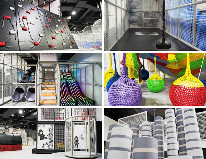 Um impressionante playground coberto de 890² nos Estados Unidos