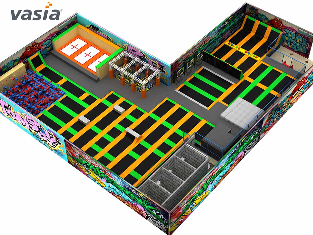 parque de trampolim G0001