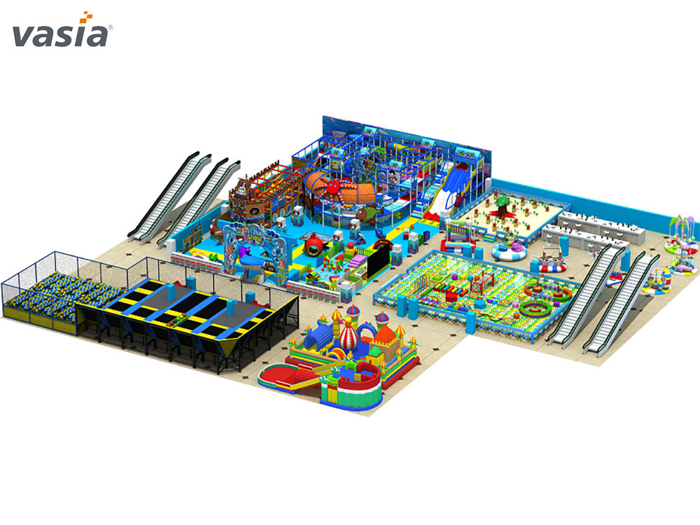 playground interno com tema oceano z0002