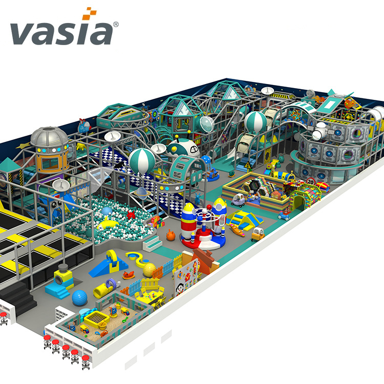 Equipamento temático de espaço de playground interno para crianças - Vasia