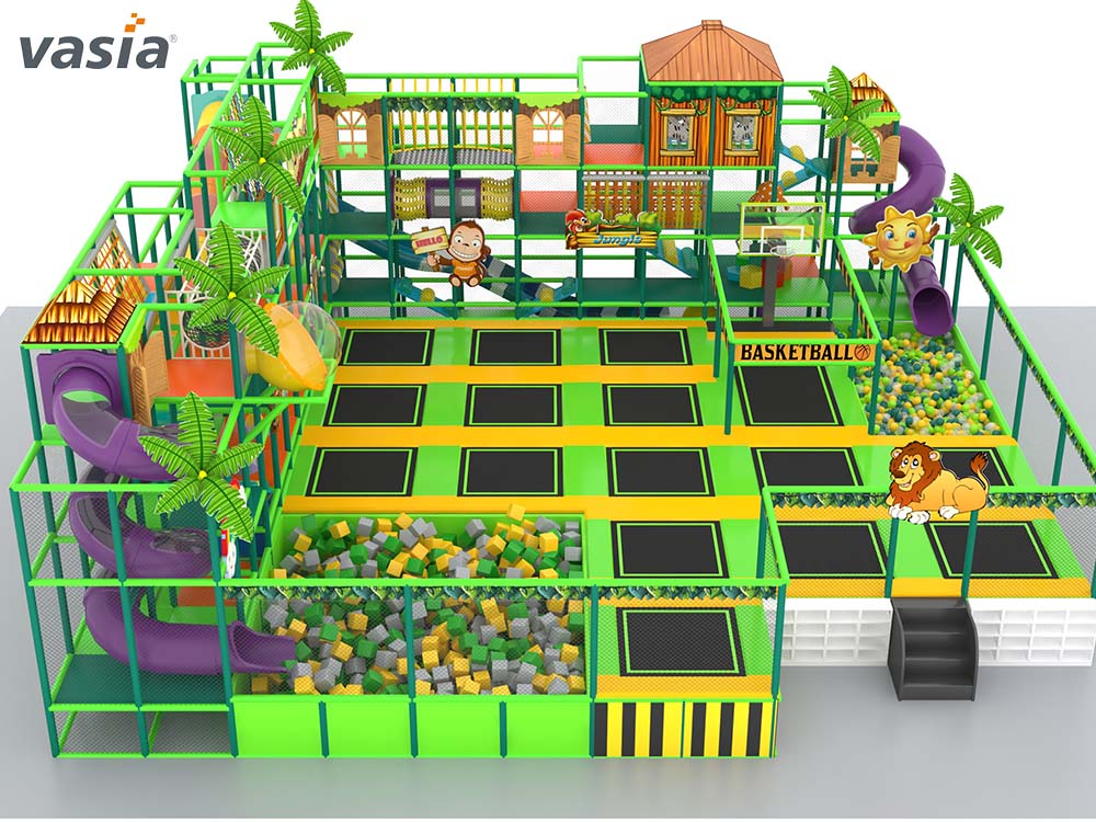 Parque infantil trampolim interno S059
