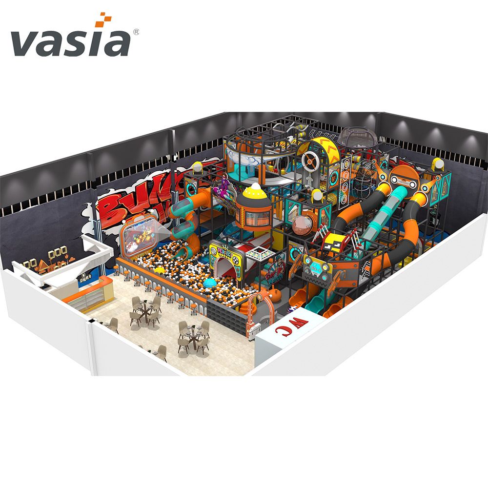 Novo equipamento de jogo macio para playground interno com tema espacial - Vasia