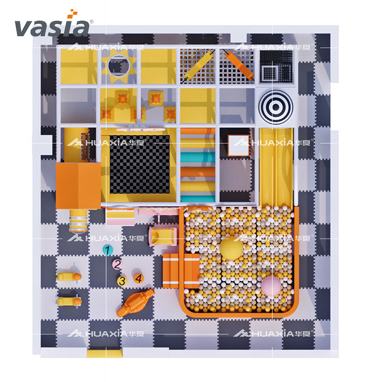 Parque infantil interno comercial personalizado-Vasia