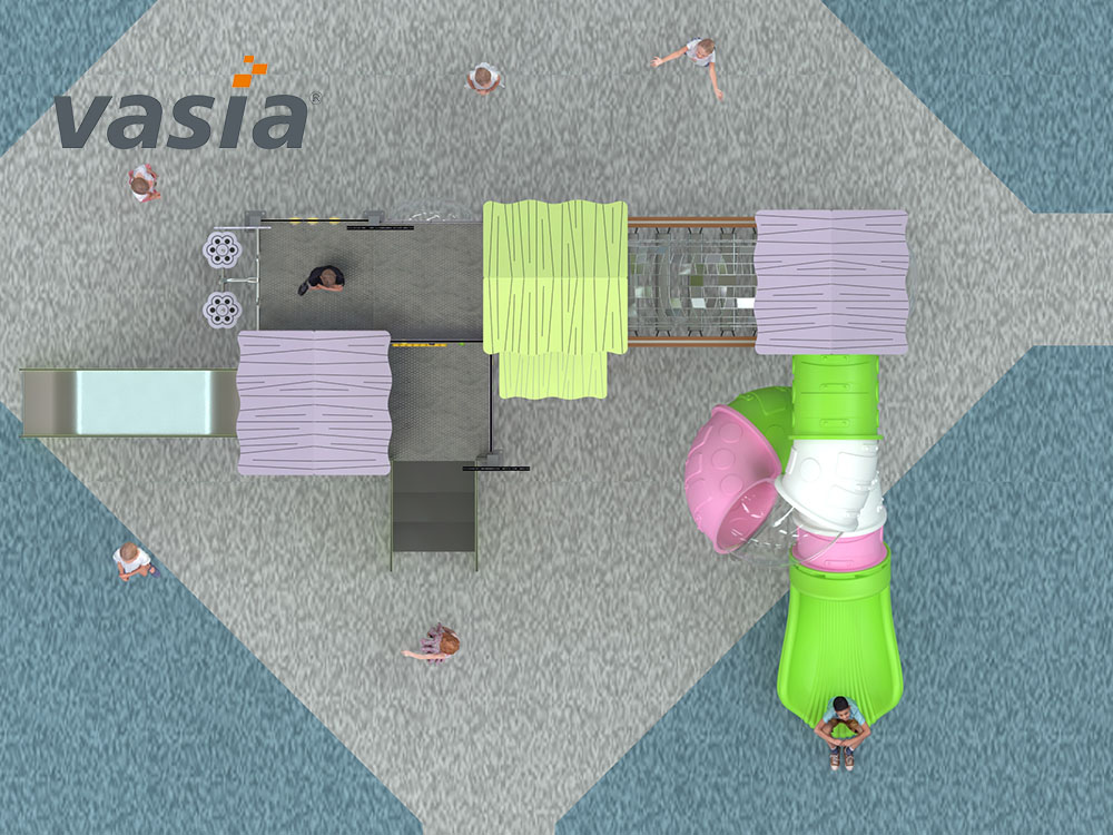 parque infantil ao ar livre D400-3A (3)