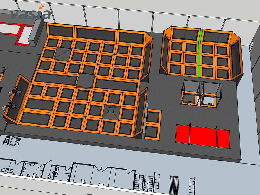 parque de trampolim S0445