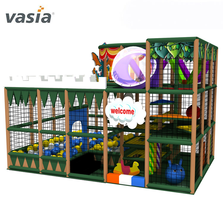 Mini playground interno estilo selva para venda-Vaisa