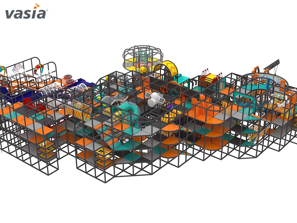 Parque de trampolim de divers&otilde;es interno S040