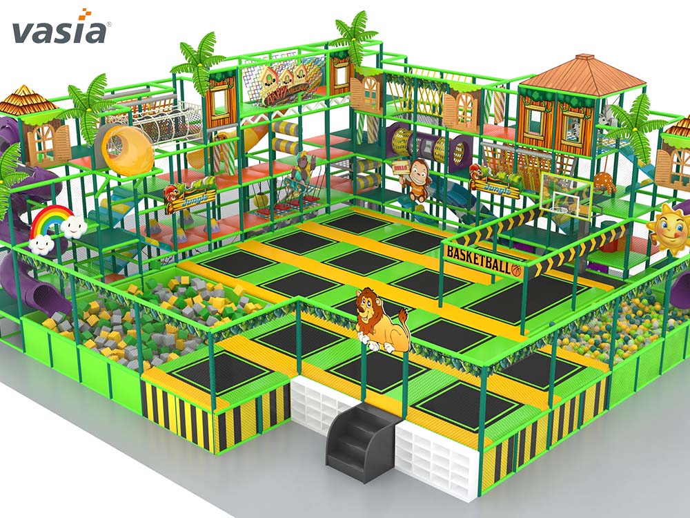 Parque infantil trampolim interno S060