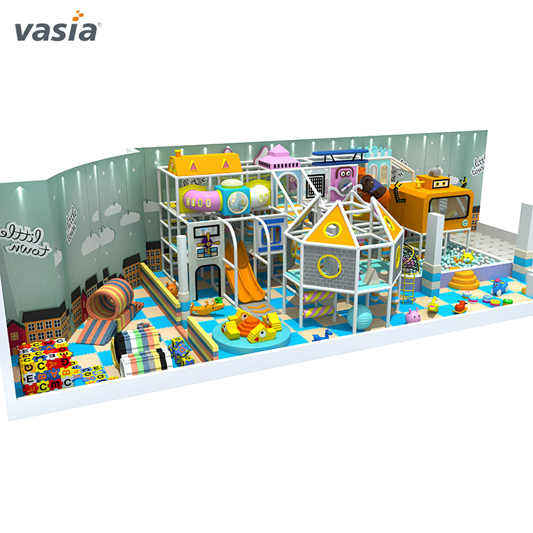 Equipamento de playground interno para crianças com tema doce Sweet Home - Vasia