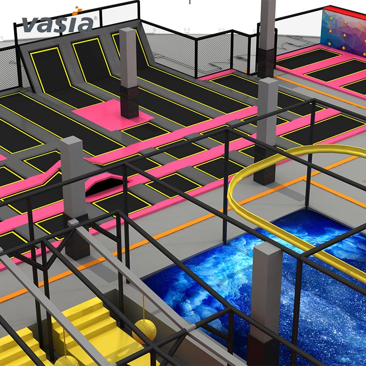 Equipamento interno para parque de trampolim comercial - Vasia