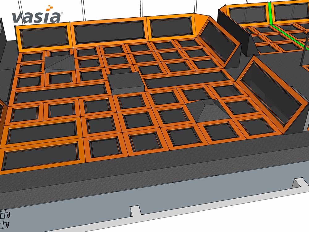 parque de trampolim S0446