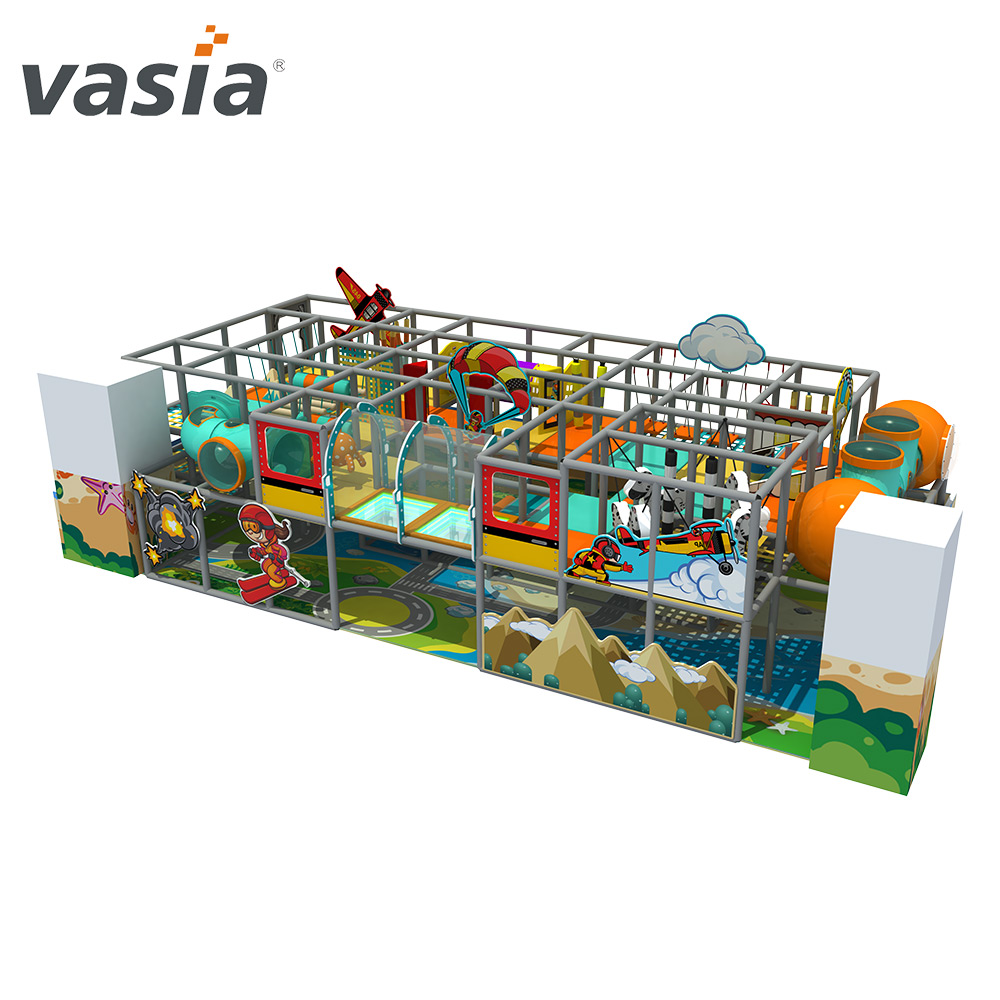 Novo equipamento de jogo macio para playground interno com tema espacial - Vasia