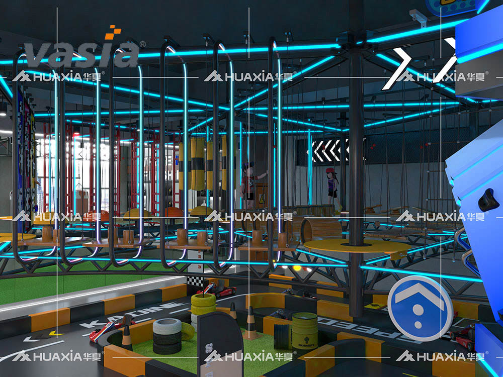 playground de corda de aventura W0002