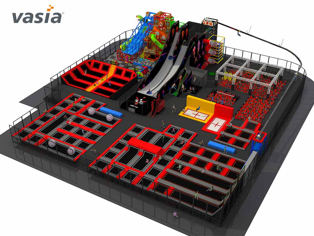 parque de trampolim A0004