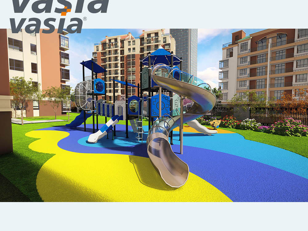 Estruturas de parques infantis para escolas