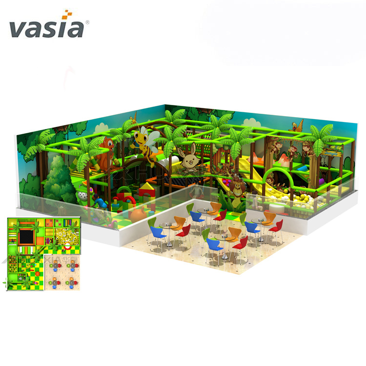 Novo estilo de parque infantil interno tema de selva-Vasia