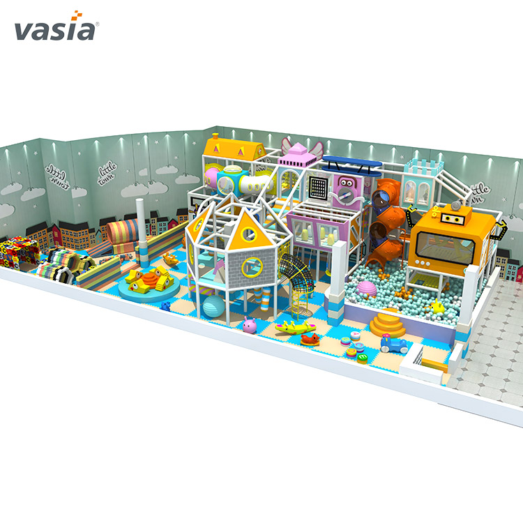 Equipamento de playground interno para crianças com tema doce Sweet Home - Vasia