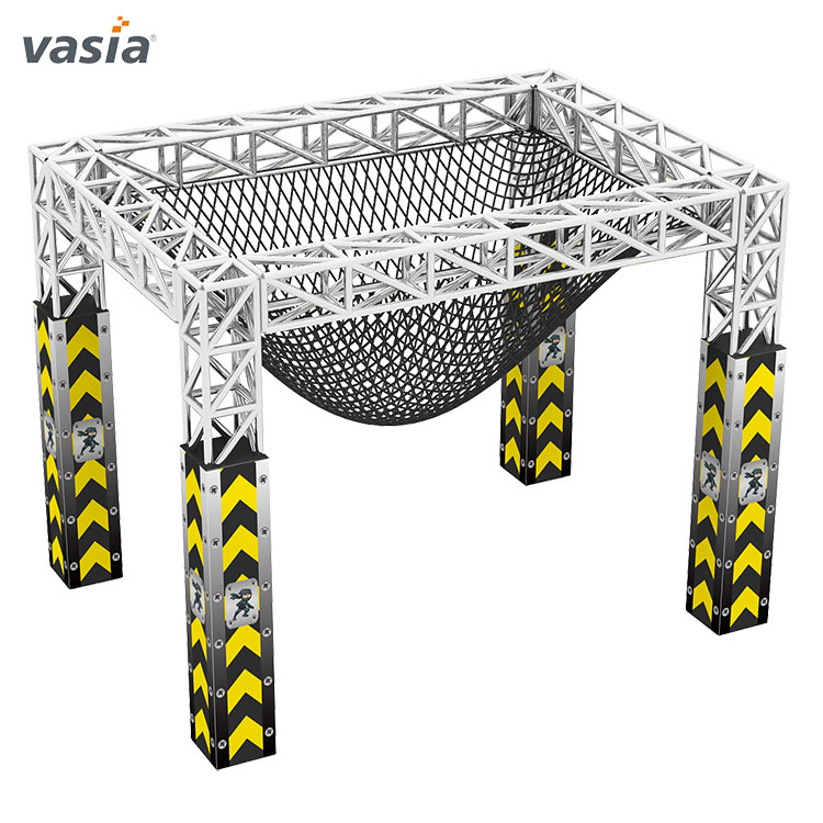 Novo design do campo de jogos interno Ninja Warrior Course