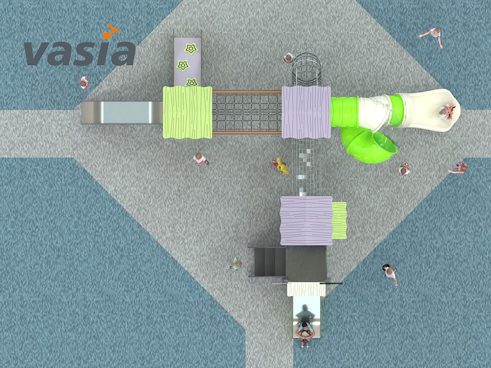 parque infantil ao ar livre D403-5 (3)