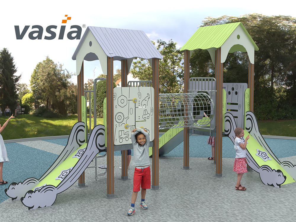 parque infantil ao ar livre D401-4 (2)