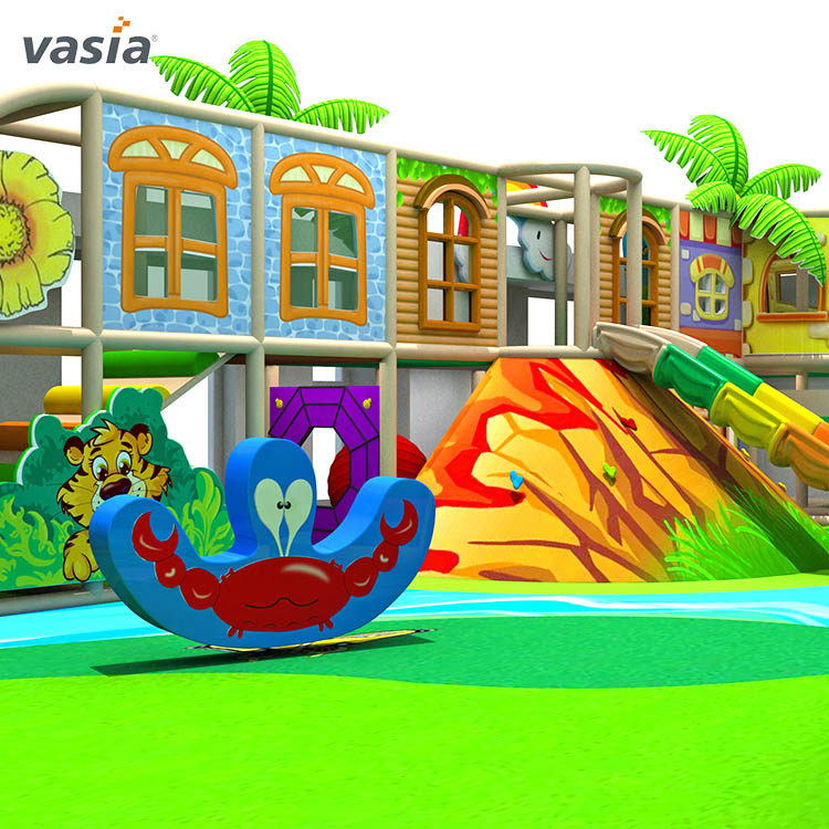 Novo design tema selva playground interno parque infantil 