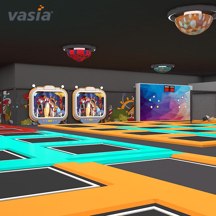 Trampolim Park Bounce Jumping Fitness-Vasia