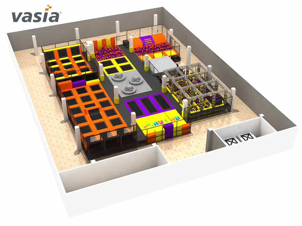 Parque Infantil Trampolim Integrado S0436