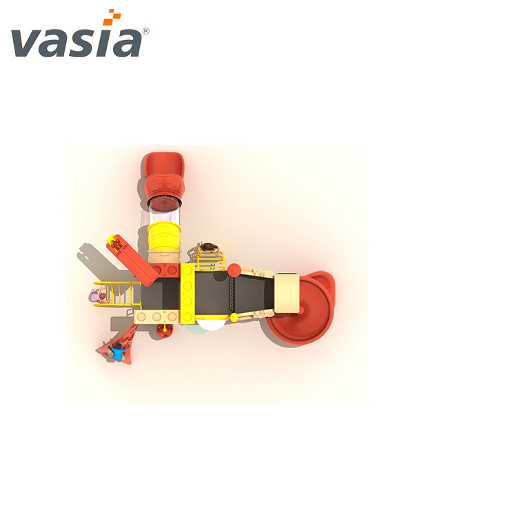 Conjunto de playground ao ar livre de plástico-Vasia