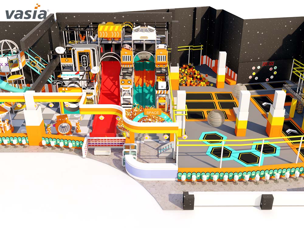 Parque de trampolim interno S005