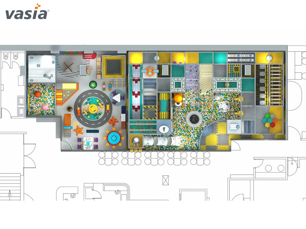Parque infantil interno S017