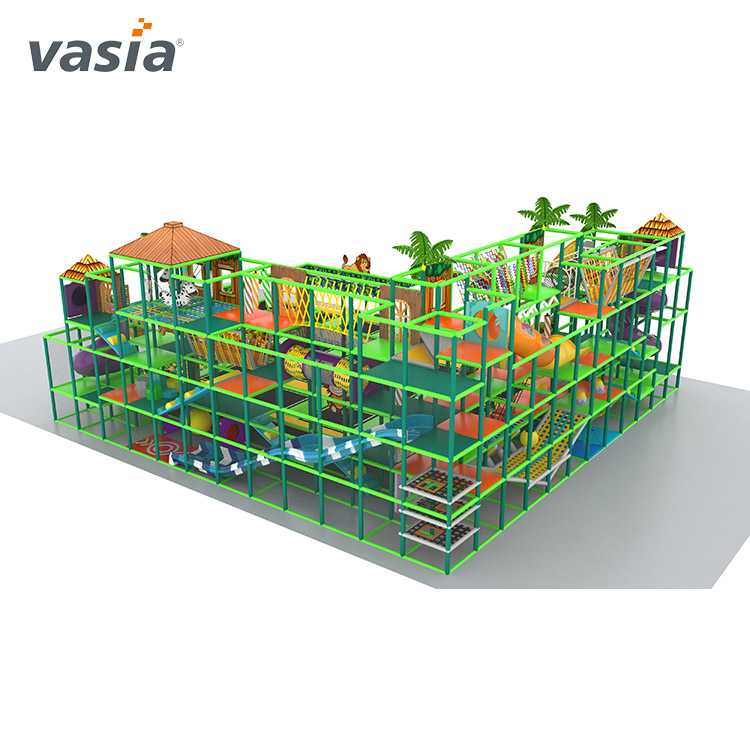 Playground de trampolim interno profissional para crianças comercial-Vasia