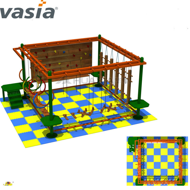 Cordas de escalada obstáculo parque infantil