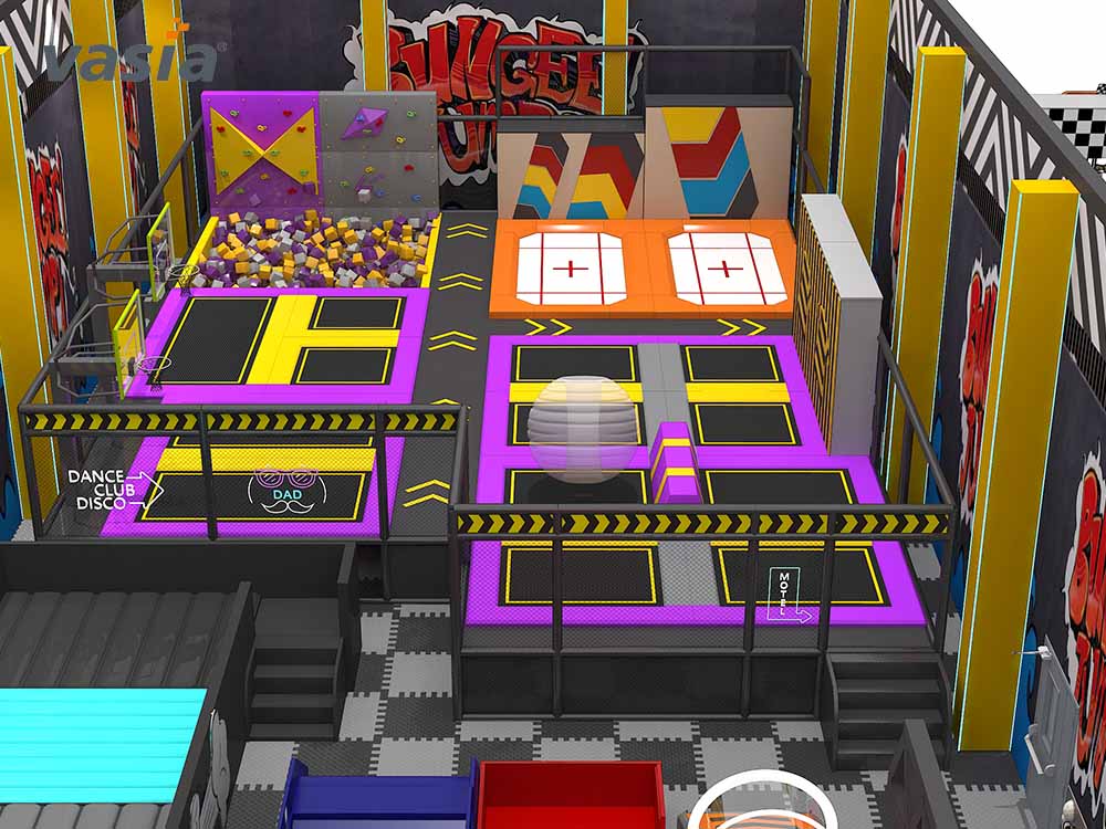 parque de trampolim W0026