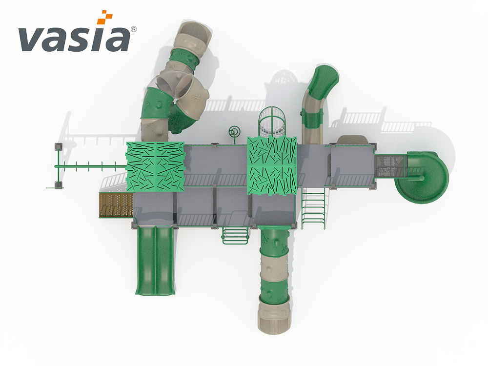 playground externo de pl&aacute;stico W0008