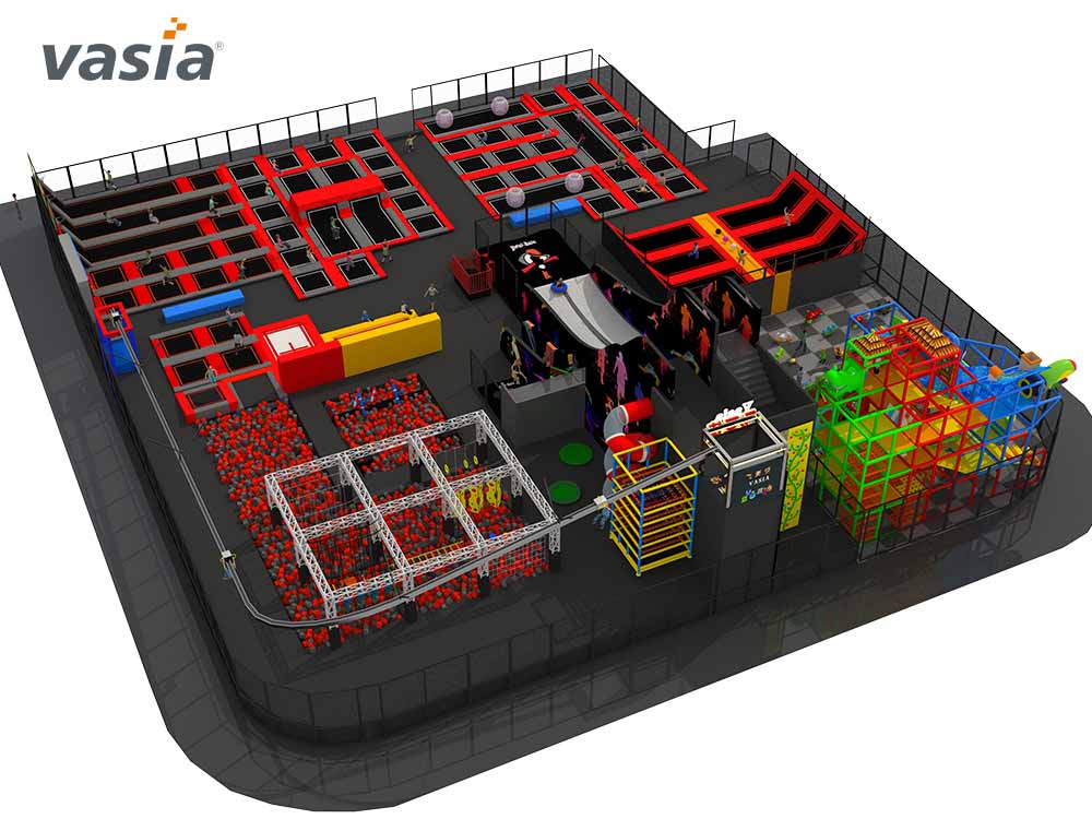 parque de trampolim A0004