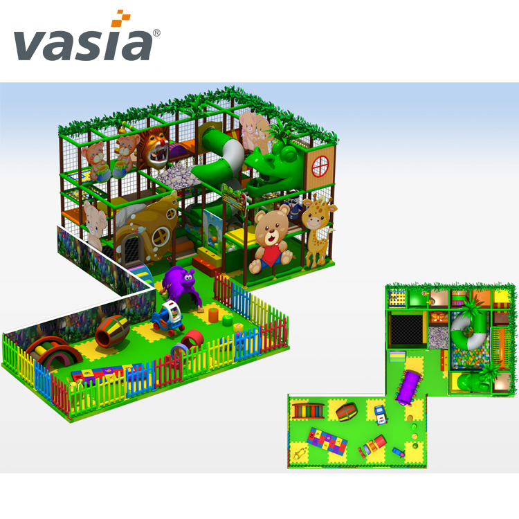 Tema de selva de playground interno de grande venda