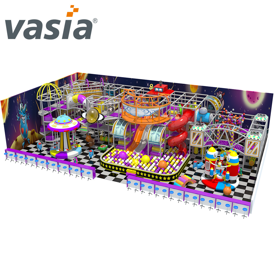 Novo espaço de design para crianças playground interno para venda - Vasia