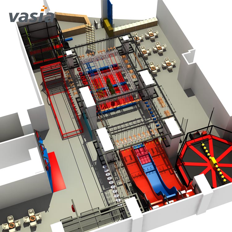 Equipamento comercial para curso ninja interno - Vasia