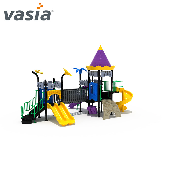 Equipamento de playground de plástico ao ar livre